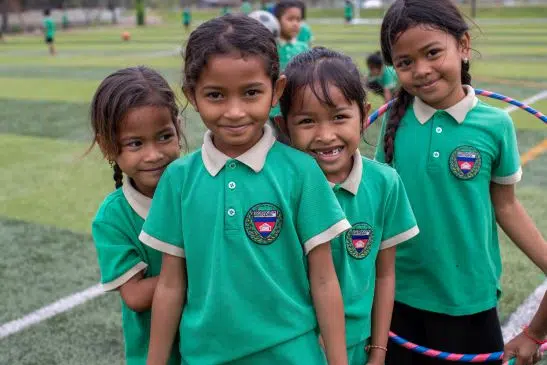 Schule und Kindergarten – Sport 4 QCAM Smiling Gecko charity