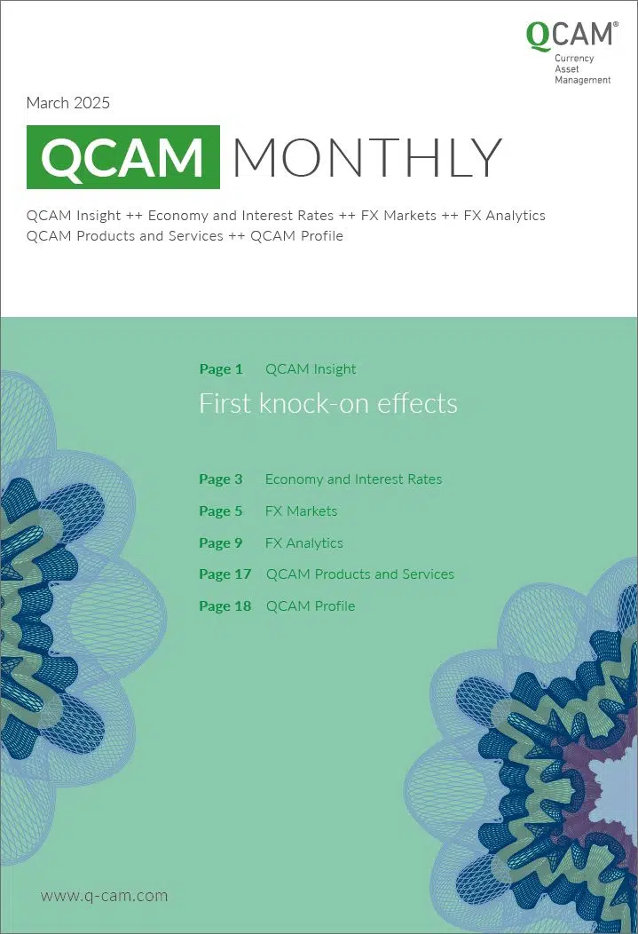 Frontpage QCAM MONTHLY March 2025 First knock-on effects