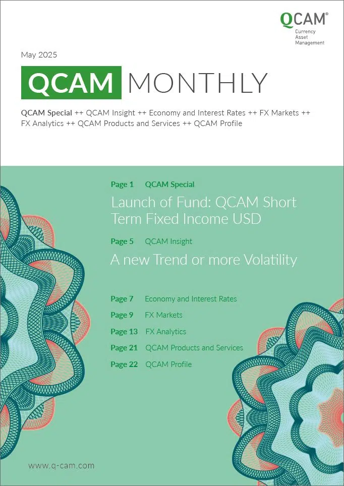Frontpage QCAM MONTHLY May 2025 - Launch of Fund QCAM Short Term Fixed Income USD